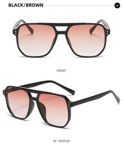 BLMUSA 2023 Occhiali da sole semplici da uomo Tendenza lenti sfumate Occhiali decorativi quadrati per le donne Occhiali da guida per auto unisex UV400