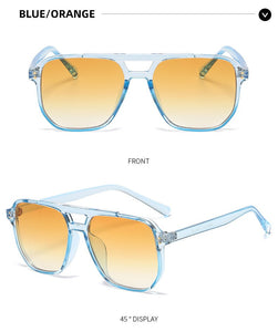 BLMUSA 2023 Occhiali da sole semplici da uomo Tendenza lenti sfumate Occhiali decorativi quadrati per le donne Occhiali da guida per auto unisex UV400
