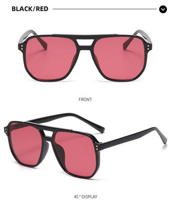 BLMUSA 2023 Occhiali da sole semplici da uomo Tendenza lenti sfumate Occhiali decorativi quadrati per le donne Occhiali da guida per auto unisex UV400