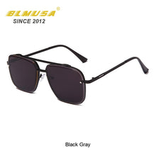 Load image into Gallery viewer, BLMUSA Classic Mach Six Gradient Sunglasses Cool Men Square Business Shades For Men Vintage Sun Glasses For Women  UV400