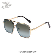 Load image into Gallery viewer, BLMUSA Classic Mach Six Gradient Sunglasses Cool Men Square Business Shades For Men Vintage Sun Glasses For Women  UV400