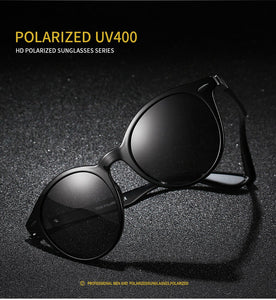 BLMUSA  Round Polarized Sunglasses Men Car Driving Sun Glasses Women Frend riding Eyewear Outdoor Sports Glasses UV400