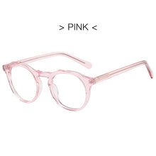 Load image into Gallery viewer, BLUEMOKY Acetate Round Computer Glasses Frame Anti Blue Light Pochromic Prescription Lenses  Brand Optical Spectacles