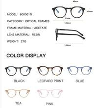Load image into Gallery viewer, BLUEMOKY Acetate Round Computer Glasses Frame Anti Blue Light Pochromic Prescription Lenses  Brand Optical Spectacles