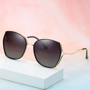 BLUEMOKY Brand Designer Oversized Polarized Sunglasses Women Butterfly Gradient Sun Glasses Female UV400 Shades Goggle Eyewear