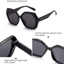 Load image into Gallery viewer, BLUEMOKY Design Butterfly Sunglasses Women Oversize Big Shades Eyewear for Ladies Uv400 Polarized Travel Sun Glasses