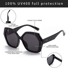 Load image into Gallery viewer, BLUEMOKY Design Butterfly Sunglasses Women Oversize Big Shades Eyewear for Ladies Uv400 Polarized Travel Sun Glasses