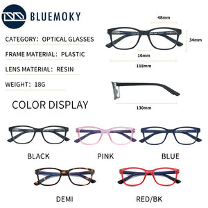 BLUEMOKY Kids Anti  Blue Light Glasses Frame Boy Girl Optical Blue Light Blocking Gaming Eyeglasses Anti Glare Computer Eyewear