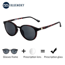 Load image into Gallery viewer, BLUEMOKY Magnetic Clip On Sunglasses For Women Men Polarized UV400 Sunglasses Optical Myopia Glasses Frame 2 in 1 Shade Eyewear