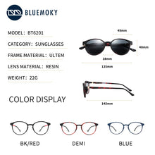Load image into Gallery viewer, BLUEMOKY Magnetic Clip On Sunglasses For Women Men Polarized UV400 Sunglasses Optical Myopia Glasses Frame 2 in 1 Shade Eyewear