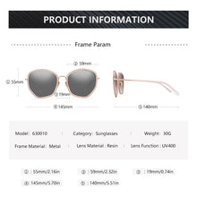 Load image into Gallery viewer, BLUEMOKY Metal Oversized Sunglasses For Women Gradient Lens  Butterfly Frame UV400 Shades Ladies Polarized Sun Glasses