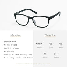 Load image into Gallery viewer, BLUEMOKY Student Spectacle Frame Anti Blue Ray Lens Children Myopia Prescription Computer Optical Glasses Frame For Boys&amp;Girls