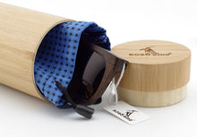 Load image into Gallery viewer, BOBO BIRD 100% Handmade Wooden Sunglasses Men Design Gafas De Sol Steampunk Cool Sun Glasses