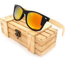 Carica l&#39;immagine nel visualizzatore di Gallery, BOBO BIRD Bamboo Legs Polarized Lens Mens Decorative Glasses Women Sun Glasses Wood Gift Boxes Cool Famous Brand Sunglasses 2023