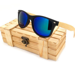 BOBO BIRD Bamboo Legs Polarized Lens Mens Decorative Glasses Women Sun Glasses Wood Gift Boxes Cool Famous Brand Sunglasses 2023