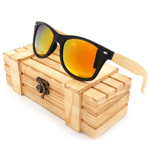 BOBO BIRD Bamboo Legs Polarized Lens Mens Decorative Glasses Women Sun Glasses Wood Gift Boxes Cool Famous Brand Sunglasses 2023