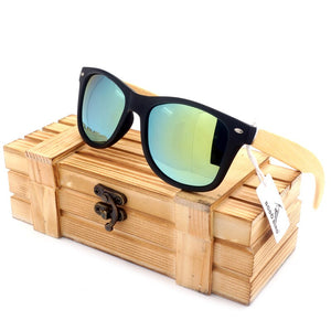 BOBO BIRD Bamboo Legs Polarized Lens Mens Decorative Glasses Women Sun Glasses Wood Gift Boxes Cool Famous Brand Sunglasses 2023