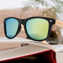 Load image into Gallery viewer, BOBO BIRD CG004 Handmade Sunglasses For Women Men Colorful Polarized Lens Bamboo &amp;Plastic Frame Eyewear oculos de sol feminino
