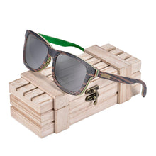 Load image into Gallery viewer, BOBO BIRD Customized Sunglasses Mens Polarized Mirrored Coating  Sun Glasses gafas de sol hombre Sun Glasses Man UV400 Eyewear