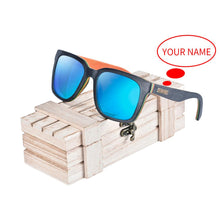 Load image into Gallery viewer, BOBO BIRD Customized Sunglasses Mens Polarized Mirrored Coating  Sun Glasses gafas de sol hombre Sun Glasses Man UV400 Eyewear
