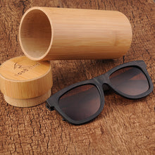 Load image into Gallery viewer, BOBO BIRD Ebony Wooden Male Lady Sunglasses Men's  Brand Designer Polarized Sun Glasses Vintage sunglass women eyewear
