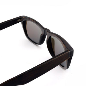 BOBO BIRD Men Ebony Wooden Sunglasses Women Brand Design Retro Glasses Blue Polarized Lens Shades Eyewear Gift Wood Box