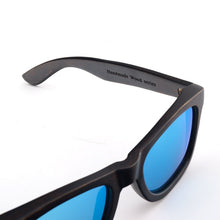 Load image into Gallery viewer, BOBO BIRD Men Ebony Wooden Sunglasses Women Brand Design Retro Glasses Blue Polarized Lens Shades Eyewear Gift Wood Box