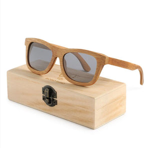 BOBO BIRD Men Women Wooden Bamboo Sunglasses Ladies Eyewear Handmade Sport Polarized Glasses in Wood Box