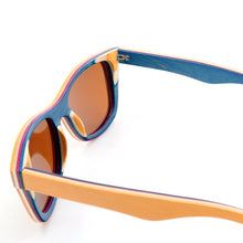 Load image into Gallery viewer, BOBO BIRD Men Wood Sunglasses Women Retro Vintage Polarized Wooden Glasses Oculos De Sol Big Square With Wood Gift box