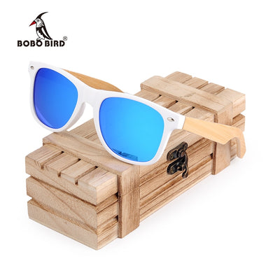 BOBO BIRD Men  Wood Sunglasses Women's Bamboo Polarized Sun glasses With Wood Box eyewear custom logo