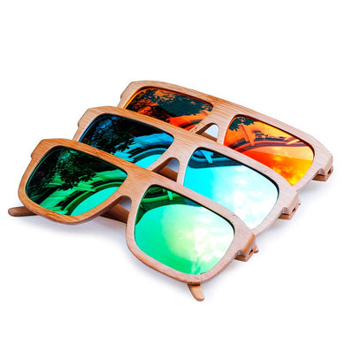 BOBO BIRD Mens bamboo Classic Wood Sunglasses Womens Polarized Wood Sun Glasses sport eyewear in wood Box custom logo