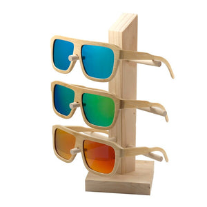 BOBO BIRD Mens bamboo Classic Wood Sunglasses Womens Polarized Wood Sun Glasses sport eyewear in wood Box custom logo
