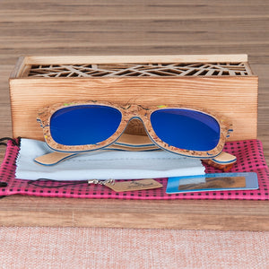BOBO BIRD Polarized Wooden Bamboo Sunglasses Men Top Brand Design Original  UV protection Sun Glasses Oculos de sol mas
