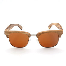 Carica l&#39;immagine nel visualizzatore di Gallery, BOBO BIRD Wood Sunglasses Polarized Retro UV400 Lens Summer Zebra Wood Glasses