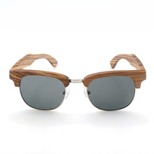Carica l&#39;immagine nel visualizzatore di Gallery, BOBO BIRD Wood Sunglasses Polarized Retro UV400 Lens Summer Zebra Wood Glasses