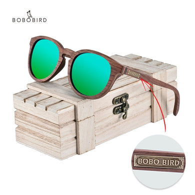 BOBO BIRD Occhiali da sole in legno Donna Uomo 2023 Occhiali da sole polarizzati Donna UV400 Occhiali con montatura in confezione regalo 