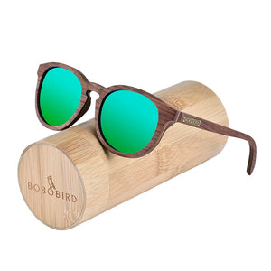 BOBO BIRD Occhiali da sole in legno Donna Uomo 2023 Occhiali da sole polarizzati Donna UV400 Occhiali con montatura in confezione regalo 