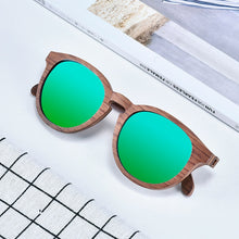 Carica l&#39;immagine nel visualizzatore di Gallery, BOBO BIRD Occhiali da sole in legno Donna Uomo 2023 Occhiali da sole polarizzati Donna UV400 Occhiali con montatura in confezione regalo 