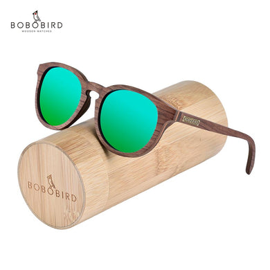 BOBO BIRD Wood Sunglasses for Men Women UV400 Customized in bamboo Gift Box  OEM