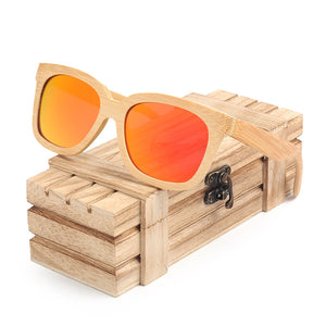 BOBO BIRD Wooden Sunglasses Women Men Handmade Nature Wooden Polarized Sunglasses With Creative Wooden Gift Box