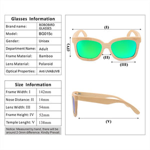 BOBO BIRD Wooden Sunglasses Women Men Handmade Nature Wooden Polarized Sunglasses With Creative Wooden Gift Box