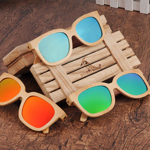 BOBO BIRD Wooden Sunglasses Women Men Handmade Nature Wooden Polarized Sunglasses With Creative Wooden Gift Box