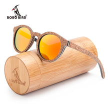 Carica l'immagine nel visualizzatore di Gallery, BOBO BIRD gafas de sol mujer  Original Wood Sunglasses Women Polarized Lens UV400 okulary Eye wear