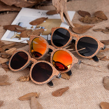 Carica l'immagine nel visualizzatore di Gallery, BOBO BIRD gafas de sol mujer  Original Wood Sunglasses Women Polarized Lens UV400 okulary Eye wear