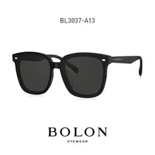 Load image into Gallery viewer, BOLON 2023 Men Square Black Sunglasses Premium Quality Polarized Dark Sunglasses BL3027&amp;BL3037 ( 2 size available)