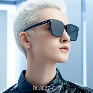 BOLON 2023 Men Square Black Sunglasses Premium Quality Polarized Dark Sunglasses BL3027&BL3037 ( 2 size available)