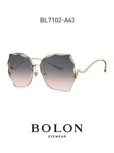 BOLON Dark Sunglasses Women UV400 Premium Quality UV400 Color Gradient Sunglasses for Ladies BL7102