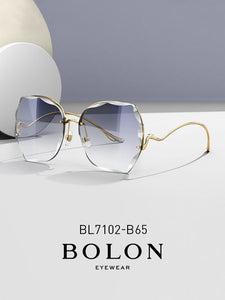 BOLON Dark Sunglasses Women UV400 Premium Quality UV400 Color Gradient Sunglasses for Ladies BL7102