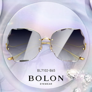 BOLON Dark Sunglasses Women UV400 Premium Quality UV400 Color Gradient Sunglasses for Ladies BL7102