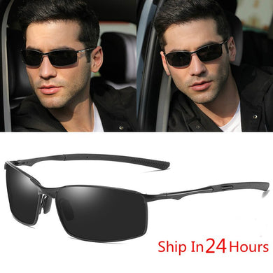 BOOROOT Alloy Frame Polarized Sunglasses Men Women Sunglasses Polarized  Classic Design UV400 Outdoor Driving Sun Glasses